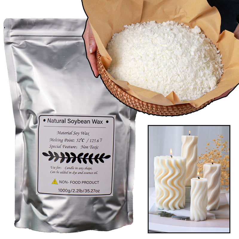 Soy Wax Pillar Blend - ชุดทำเทียนหอม 1000 กรัม 500 กรัม 250