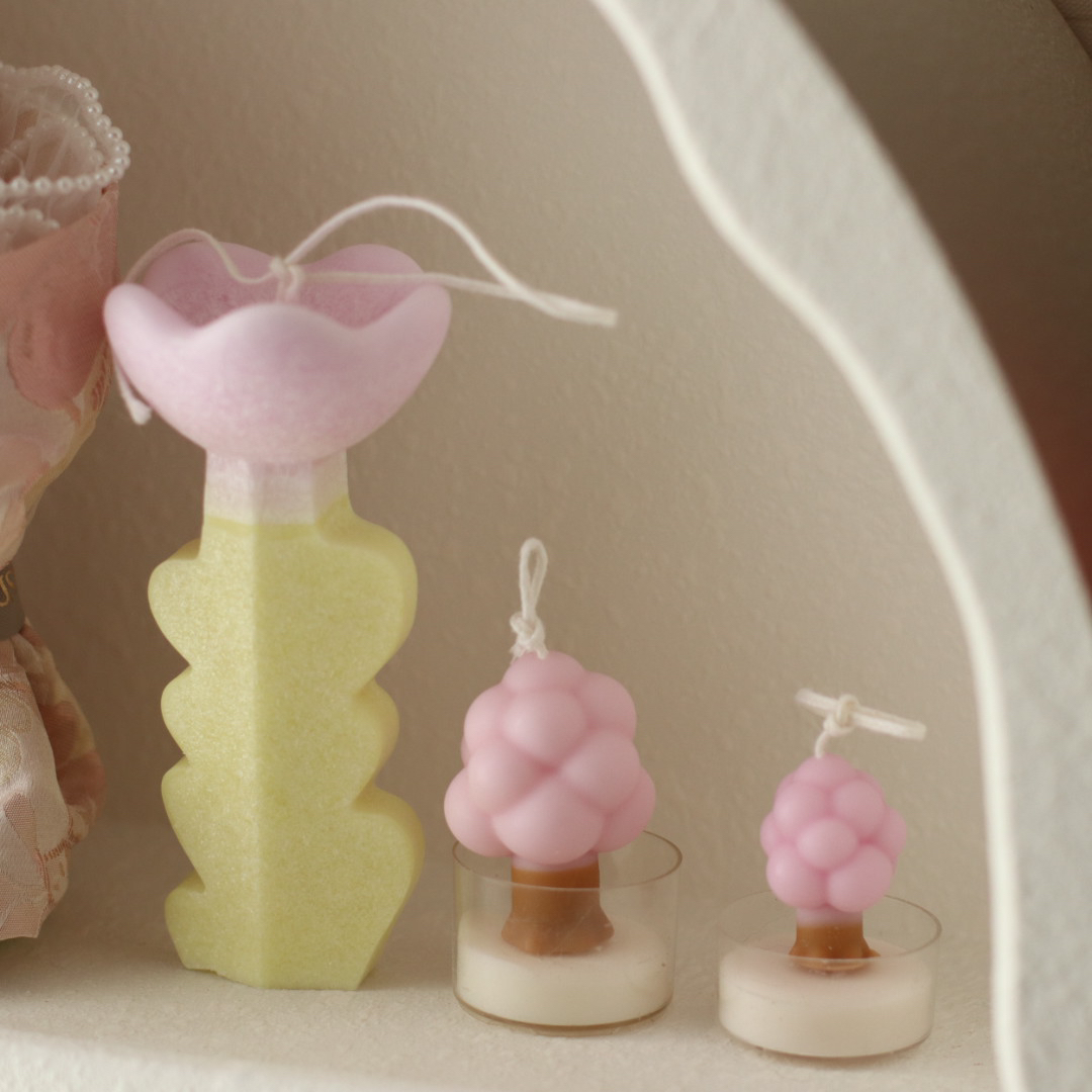Candle Making Tips - แม่พิมพ์เทียน DIY รูปดอกทิวลิป แม่พิมพ์เชิงเทียน อุปกรณ์ทำเทียน แม่พิมพ์ซิลิโคนสำหรับเทียนหอมรูปดอกทิวลิป