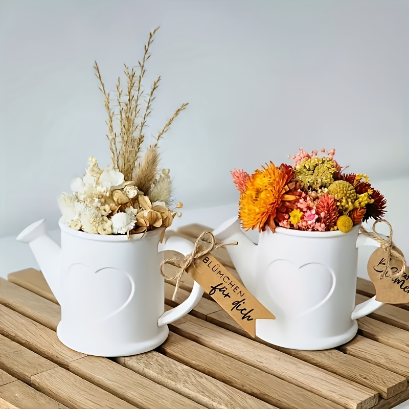 Candle Making Jug - แม่พิมพ์ซิลิโคน 1 ชุด รูปทรงบัวรดน้ำและที่ใส่เทียนรูปหัวใจ เหมาะสำหรับทำบัวรดน้ำ