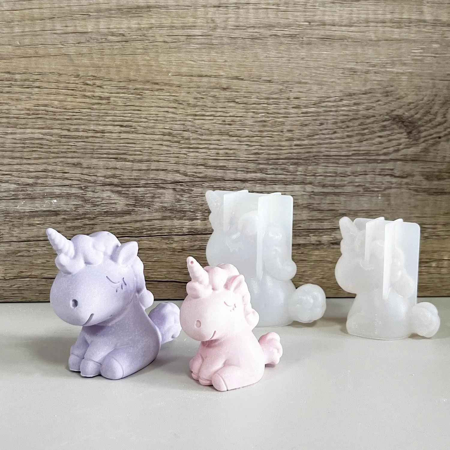 Candle Making Accessories - 3D เรขาคณิตซิลิโคนยูนิคอร์นแมวกวางหมีแม่พิมพ์สบู่เทียน Make Clay พลาสเตอร์เรซิ่นหัตถกรรมแม่พิมพ์เค้กตกแต่งเบเกอรี่เครื่องมือ