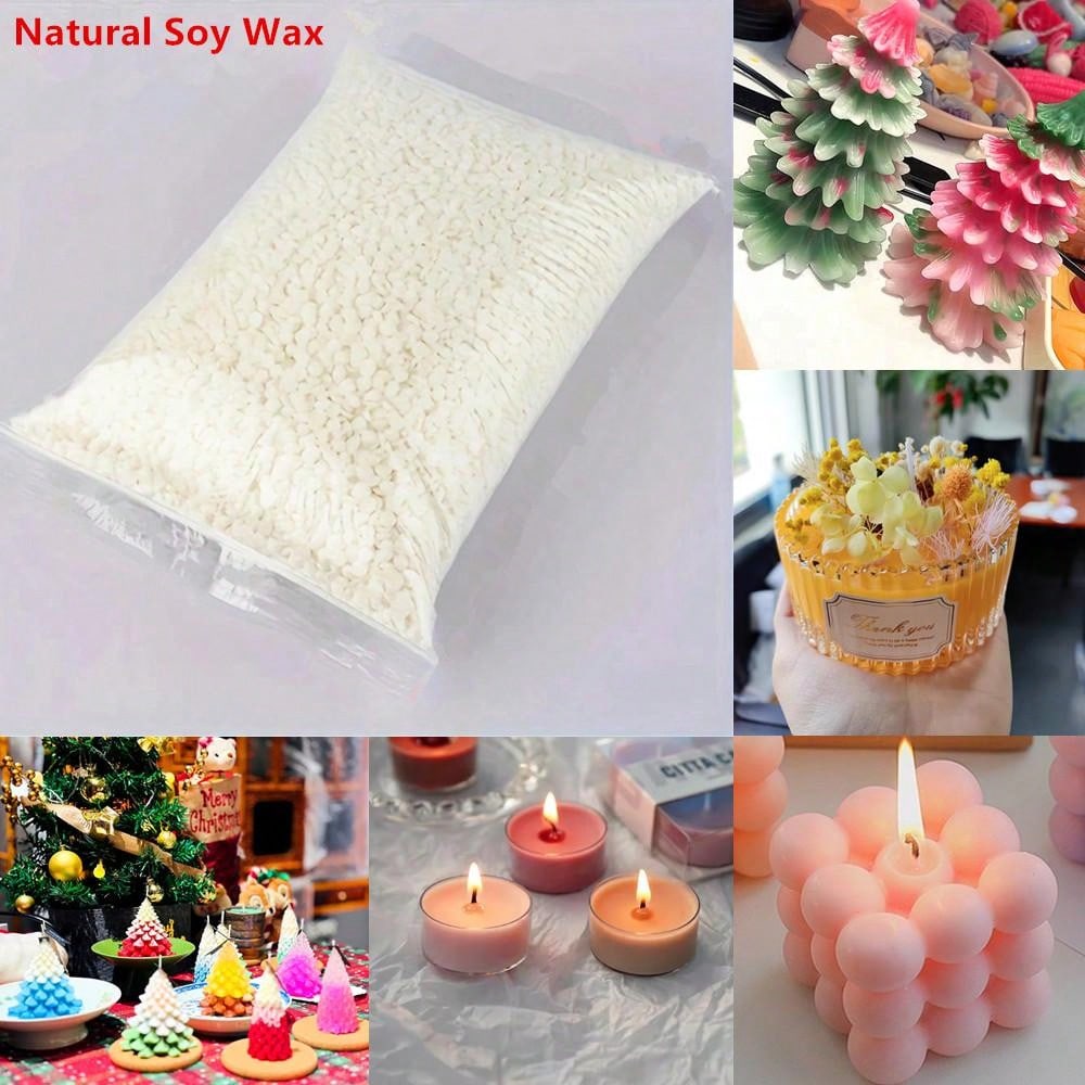 Soy Wax Pillar Blend - ขี้ผึ้งถั่วเหลืองบริสุทธิ์100กรัม/500กรัม/200กรัมขี้ผึ้งพาราฟินบริสุทธิ์ขี้ผึ้งก่อนถั่วเหลืองแกนขี้ผึ้งพาราฟินบริสุทธิ์งานประดิษฐ์ทำมือ
