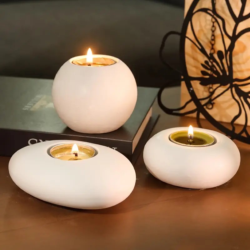 Candle Making Jug - ที่ใส่เทียนทีไลท์แม่พิมพ์ซิลิโคนเรซิน,ลูกบอลคริสตัล/ทรงกลมอีพ็อกซี่เรซินแม่พิมพ์,รูปไข่ยิปซั่มคอนกรีตกระถางดอกไม้ทำแม่พิมพ์