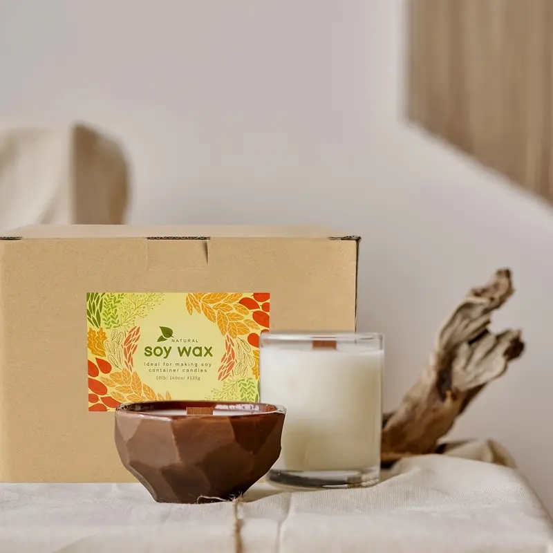 2/5/10/20/30/40ปอนด์56องศาเกล็ - Soy Wax Pillar Blend บทวิจารณ์และราคา