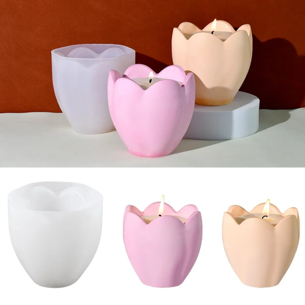 ทิวลิปเทียนผู้ถือแม่พิมพ์ซิลิโ - Candle Making Tips บทวิจารณ์และราคา