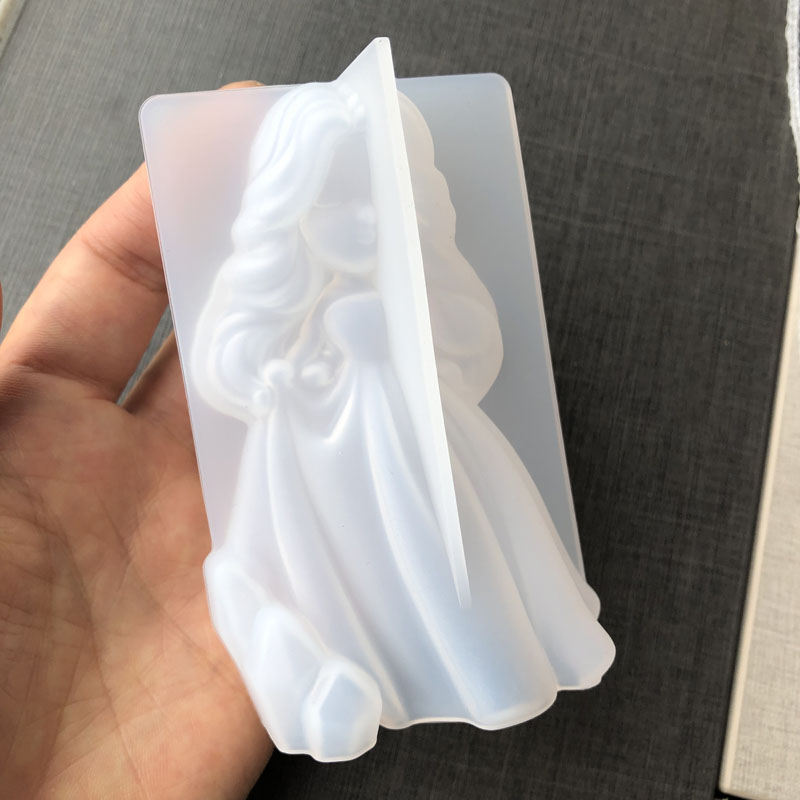 3D น่ารักเจ้าหญิงซิลิโคนเทียนแ - Candle Making Accessories บทวิจารณ์และราคา