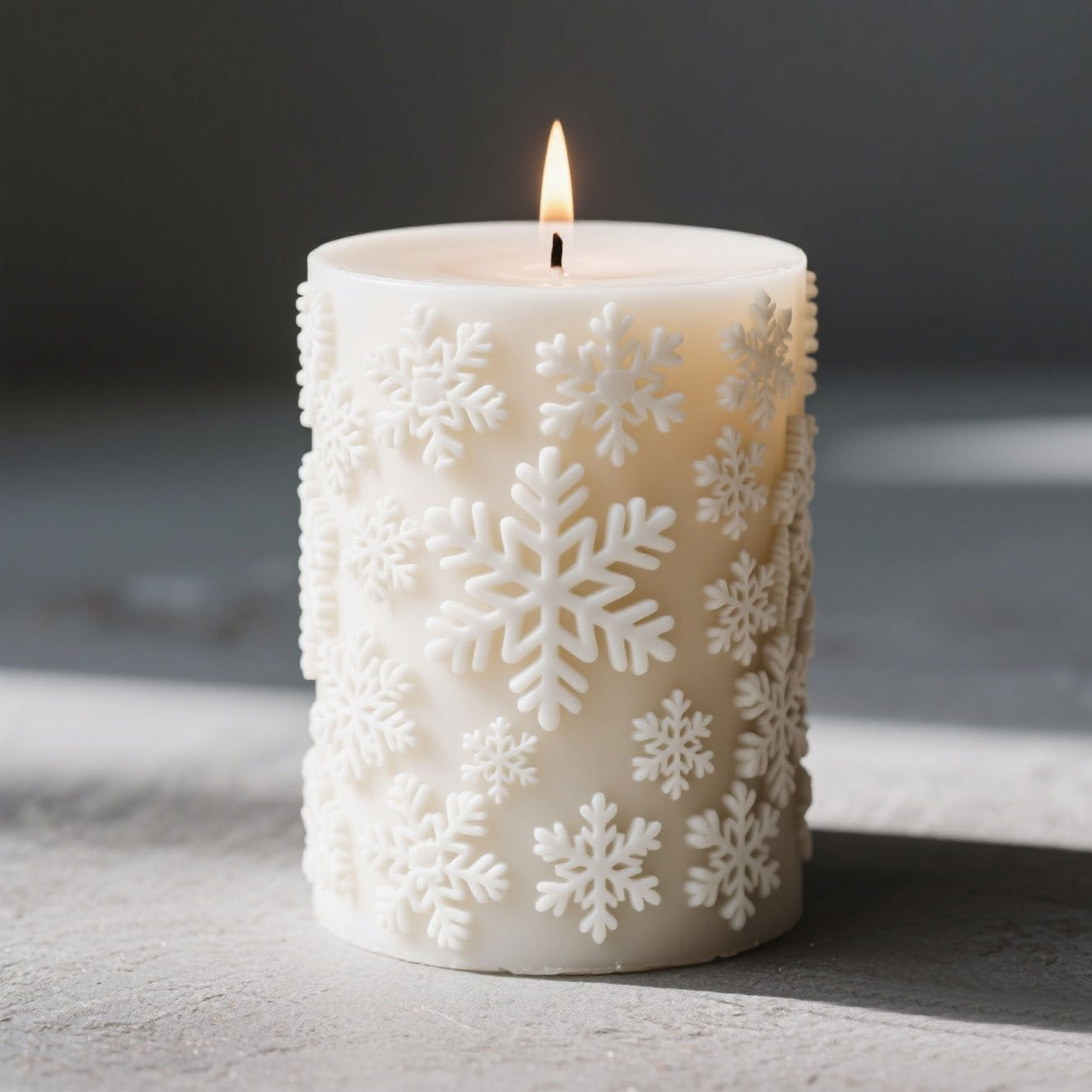 3D บรรเทากระบอก Christmas Snow - Candle Making Books For Beginners บทวิจารณ์และราคา