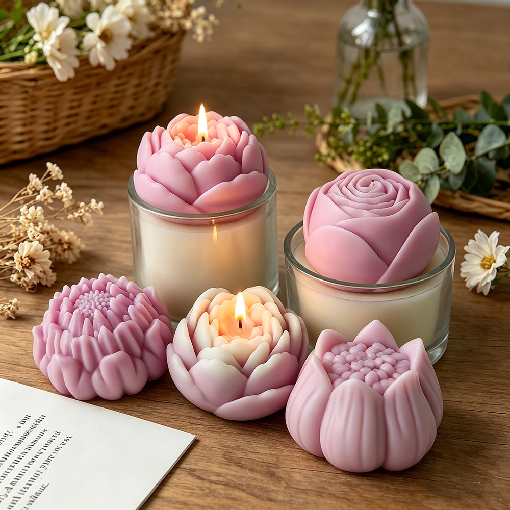 แม่พิมพ์ซิลิโคนรูปดอกไม้ 3 มิต - Candle Making Tips บทวิจารณ์และราคา