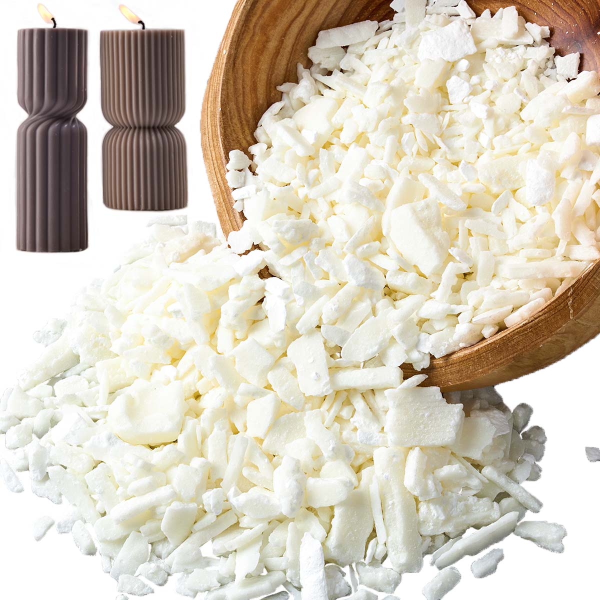 1 ปอนด์ขี้ผึ้งถั่วเหลืองสีขาวบ - Candle Making Accessories บทวิจารณ์และราคา