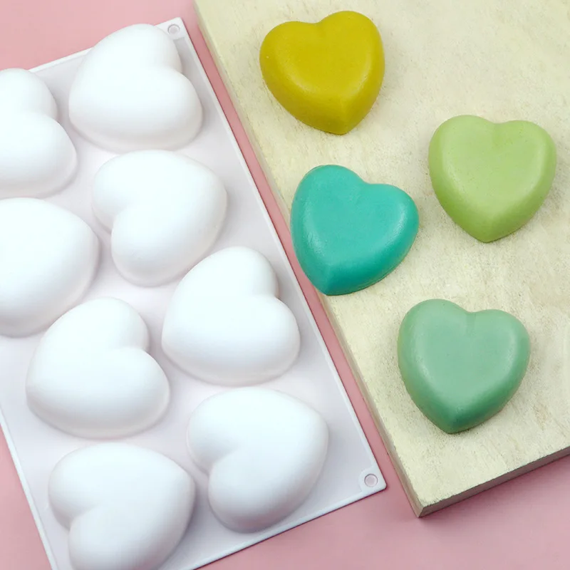 Love Heart ซิลิโคนสบู่แม่พิมพ์ - Candle Making Accessories บทวิจารณ์และราคา