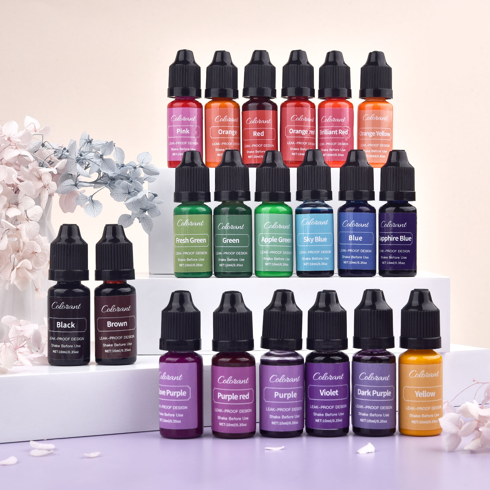 สีย้อมเทียนเหลวสำหรับทำเทียนขี - Soy Wax Pillar Blend บทวิจารณ์และราคา