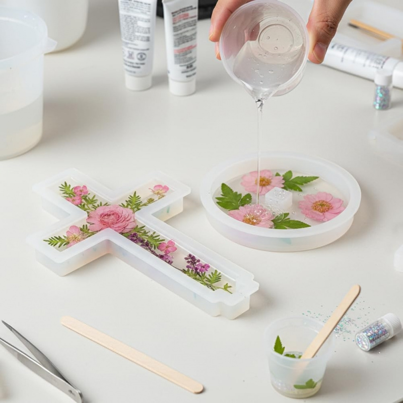 แม่พิมพ์ซิลิโคนสองชิ้นพร้อมฐาน - Candle Making Jug บทวิจารณ์และราคา