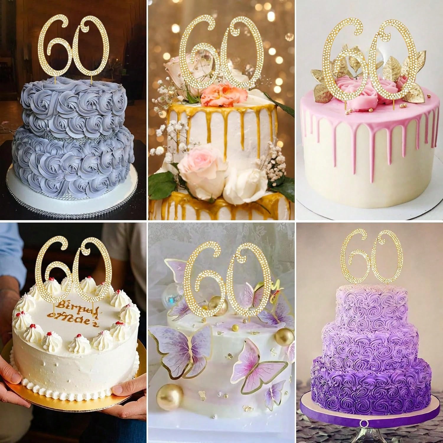 ท็อปเปอร์เค้กตัวเลขประดับเพชรท - Candle Making Accessories บทวิจารณ์และราคา