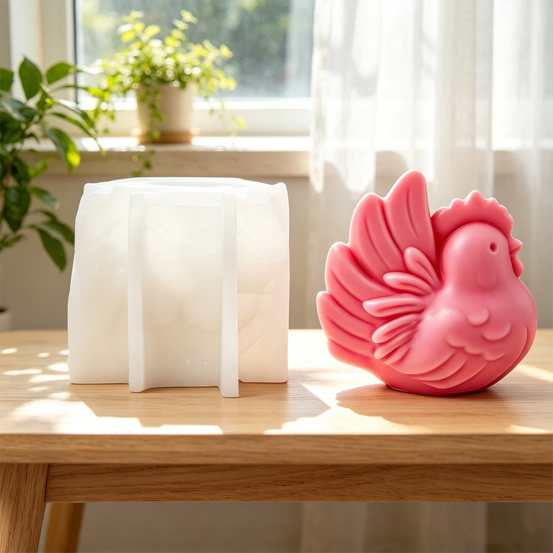 แม่พิมพ์เทียนซิลิโคนรูปไก่การ์ - Candle Making Tips บทวิจารณ์และราคา