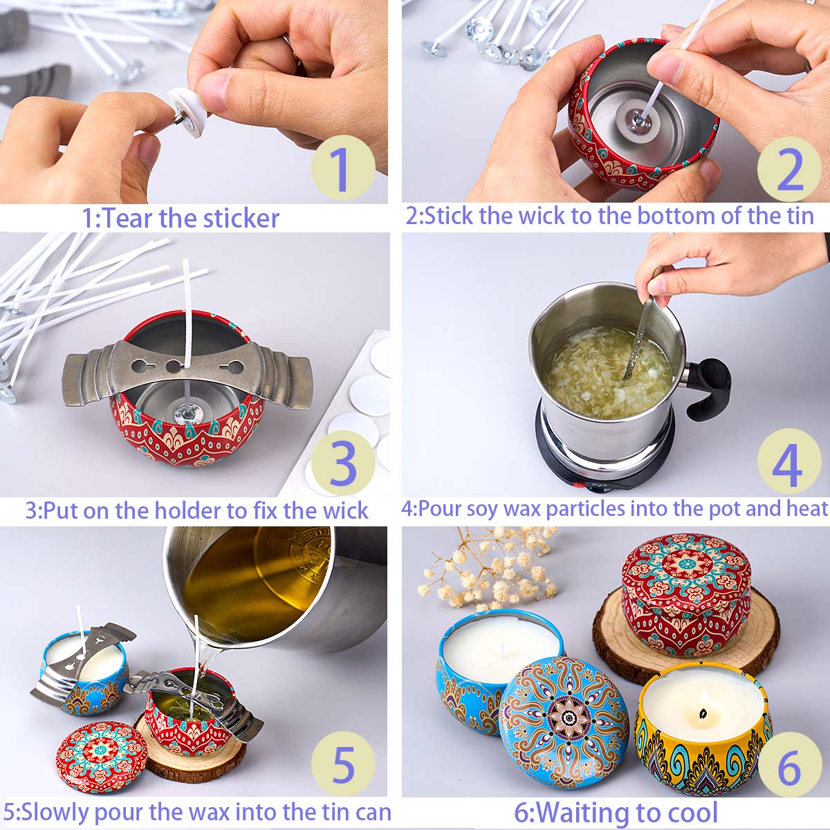 ชุดอุปกรณ์ทำเทียนหอม DIY พร้อม - Candle Making Jug บทวิจารณ์และราคา