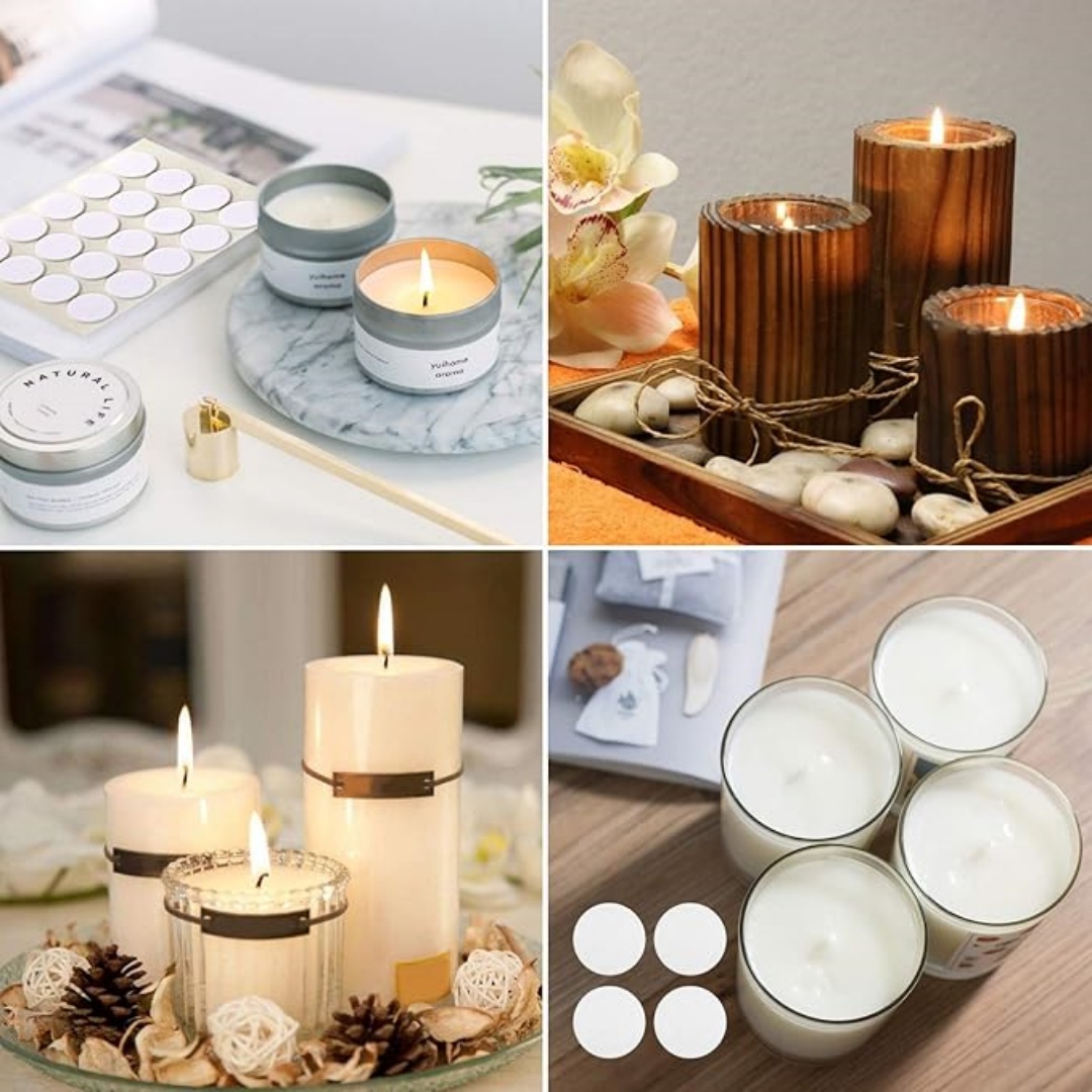 ไส้เทียนไร้ควัน 100 ชิ้น - ไส้ - Soy Wax Pillar Blend บทวิจารณ์และราคา